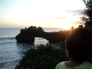 Sunset in Tanah Lot
