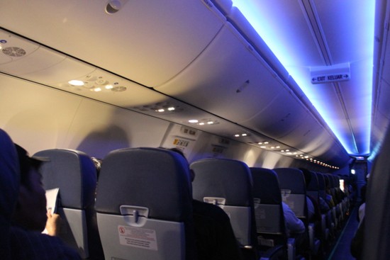 Lion Air's B737-900-ER Sky interior
